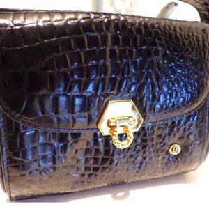 Charles Hubert Vintage Patent Croc Crossbody